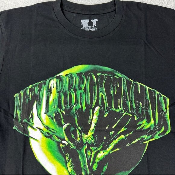 Vlone x Never Broke Again Slime Black T-Shirt Medium - Picture 11 of 13